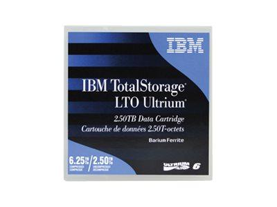 IBM LTO6 2500GB/6250GB Backup Tape (Retail Pack)