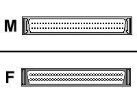 IBM 4 drop SCSI Internal Cable 68 pin